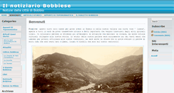 Desktop Screenshot of ilnotiziariobobbiese.net